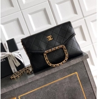 Best Price Chanel Quilted Leather Medium Flap Handbag CH101001 Black 2025