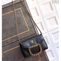 Buy Cheap Chanel Quilted Leather Small Flap Handbag CH101001 Black 2025