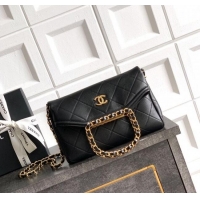 Buy Cheap Chanel Quilted Leather Small Flap Handbag CH101001 Black 2025