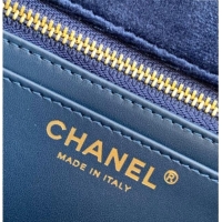 Market Sells Chanel Velvet Mini Flap Bag with Strass Ball AS1787 Dark Blue 2025