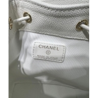 New Stylish Chanel Grained Shiny Calfskin Clutch with Chain AP4775 White 2025
