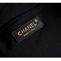 New Fashion Chanel Raffia Straw Large Shopping Bag CH101003 Beige/Black 2025