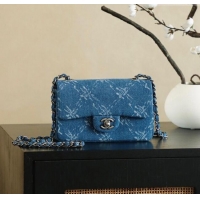 Inexpensive Chanel Denim Classic Mini Flap Handbag A69900 Blue 2025