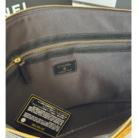 High Quality Chanel Lambskin Leboy 2.55 Large Pouch 9847 Black/Gold 2025