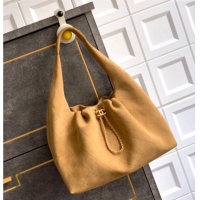 Luxury Classic Chanel Quilted Soft Suede Hobo Bag CH101101 Brown 2025