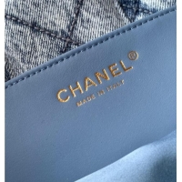 Low Cost Chanel Denim Bow Bag AS5851 Blue 2025