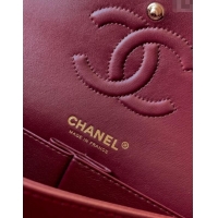 Best Price Chanel Velvet Classic 11.12 Flap Handbag A01112 Red 2025