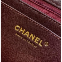 Good Product Chanel Velvet Classic Mini Flap Handbag A69900 Dark Burgundy 2025