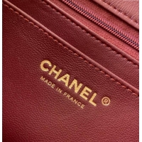 Modern Classic Chanel Velvet Classic Mini Flap Handbag A69900 Red 2025