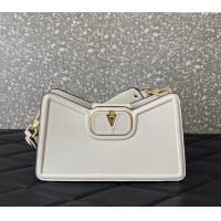 Most Popular Valentino VLogo Signature Shoulder bag in Soft Grained Calfskin 0119 White 2024