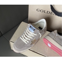 Grade Quality Golden Goose Women's Ball Star in grey suede with silver star 0902094
