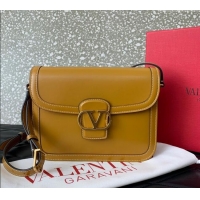 Best Quality Valentino 9TO5 Shoulder Bag in Smooth Calfskin V2015 Yellow 2025