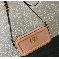 Top Quality Valentino Alltime Mini Shoulder Bag in Grainy Calfskin 6205 Black 2025