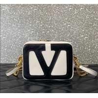 Trendy Design Valentino Viva Superstar Nappa Leather Crossbody Bag 0016 White/Black 2025