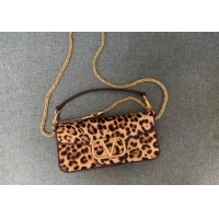 Best Price Valentino Loco Medium Shoulder Bag in leopard Printed Pony Hair V1133 2025