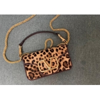 Top Quality Valentino Loco Small Shoulder Bag in leopard Printed Pony Hair V1133 2025