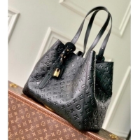 Promotional Louis Vuitton All In One MM Tote Bag in Monogram Leather M25860 Black 2025