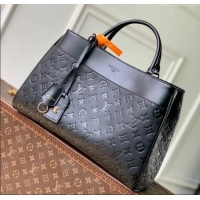 Best Price Louis Vuitton Avenue MM Tote Bag in Monogram Leather M25575 Black 2025
