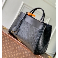 Best Price Louis Vuitton Avenue MM Tote Bag in Monogram Leather M25575 Black 2025