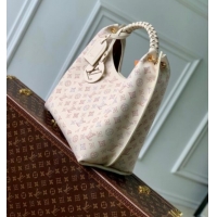 Best Price Louis Vuitton Carmel Hobo Bag in Mahina Perforated Calfskin M25894 Dream Cream 2025