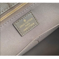 Best Product Louis Vuitton Onthego MM Tote Bag in Maxi Monogram Leather M25523 Smoke Grey 2025