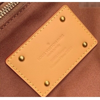 Famous Brand Louis Vuitton Mens Shopper Tote MM bag in Monogram Leather M13928 Brown 2025