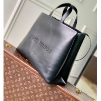 Big Discount Louis Vuitton Shopper Tote MM bag in Ultra Leather M13979 Black 2025