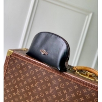 Best Quality Louis Vuitton Cosmetic Pouch MM in Black Lambskin leather M15206 2025