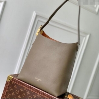 Spot Bulk Louis Vuitton Low Key Hobo PM bag in Calfskin M15205 Smoke Grey 2025