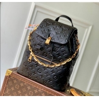 New Fashion Louis Vuitton Coussin Backpack MM Bag in Calf leather M25508 Black 2025