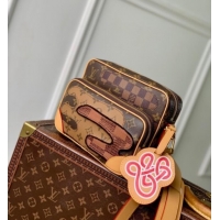 Spot Bulk Louis Vuitton Mens Nil cross-body bag in Brown Monogram Landscape Canvas M26068 2025