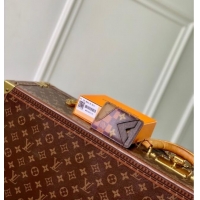 New Product Louis Vuitton Mens Magnetic Card Holder in Brown Monogram Landscape Canvas M26016 2025