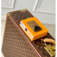 Spot Bulk Louis Vuitton Mens Magnetic Card Holder in Monogram Reverse Canvas M25654 2025