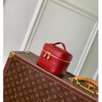 Original Cheap Louis Vuitton Nice Nano Pouch in Epi Leather Monogram M25857 Red 2025