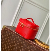 Top Quality Louis Vuitton Nice Nano Mini Bag in Epi Leather Rouge M15191 Louis Red 2025