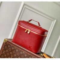 Modern Classic Louis Vuitton Nice Nano BB Bag in Epi Leather Monogram M25856 Red 2025
