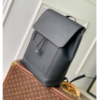 Best Price Louis Vuitton Mens Fastline Backpack bag in Waxy calfskin M15262 Black 2025