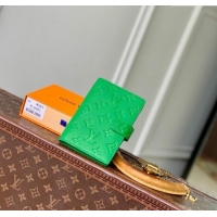Inexpensive Louis Vuitton Small Ring Agenda Cover in Monogram Leather R20005 Green 2025