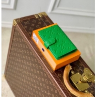 Inexpensive Louis Vuitton Small Ring Agenda Cover in Monogram Leather R20005 Green 2025