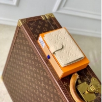 Spot Bulk Louis Vuitton Small Ring Agenda Cover in Monogram Leather R20005 Cream White 2025