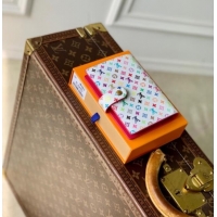 Modern Classic Louis Vuitton LV x TM Small Ring Agenda Cover in Monogram Canvas R20005 White/Multicolor 2025