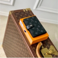 Modern Classic Louis Vuitton Small Ring Agenda Cover in Monogram Canvas R20005 Black 2025