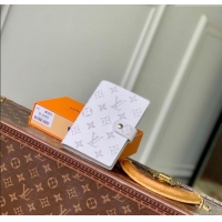 Market Sells Louis Vuitton Small Ring Agenda Cover in Monogram Canvas R20005 White 2025