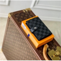 Best Price Louis Vuitton Small Ring Agenda Cover in Damier Graphite Canvas R20005 2025