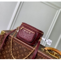 Best Price Louis Vuitton Mini Bumbag in Monogram Empreinte Embossed Leather M82208 Carnet Red 2025
