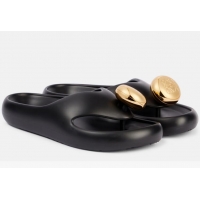 ​Top Design Loewe Paula's Lbiza Foam Pebble PVC Slides 57101 Black/Gold
