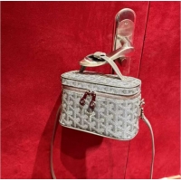 Traditional Discount Goyard Muse Mini Vanity Case GY1403 Dark Grey