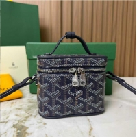 Well Crafted Goyard Muse Nano Vanity Case GY1402 Navy Blue