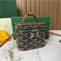 Promotional Goyard Muse Nano Vanity Case GY1402 Black And Tan