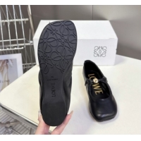 Good Quality Loewe Pebble Soft ballerinas flat in nappa lambskin Black 0823081